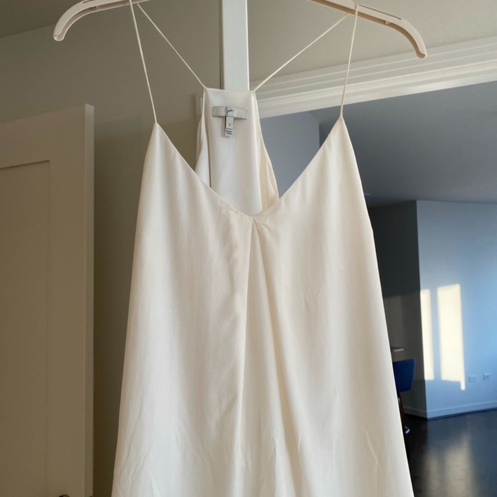Joie white silk camisole